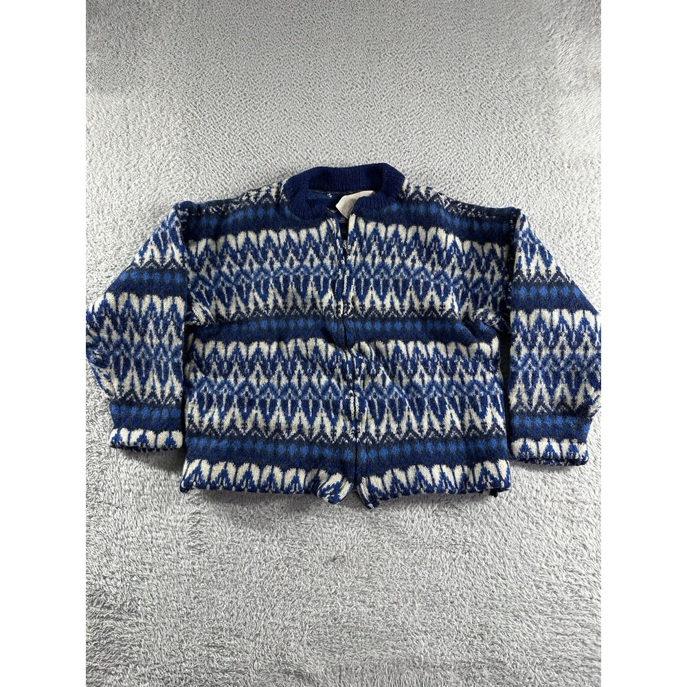 VINTAGE 50s‎ Hans Heitsch Iceland Nordic Scandinavian Lambs Wool Sweater Sweden